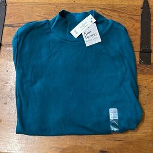 Kim Rogers perfectly soft tee . Long sleeved . Size med